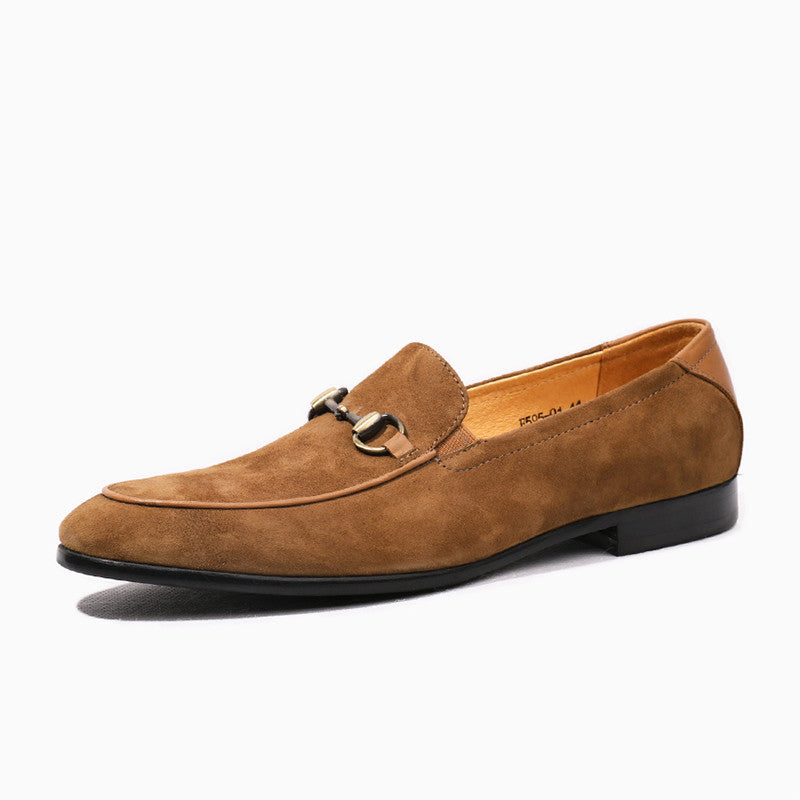 Men's Suede Horsebit Slip-On Breathable Loafers
