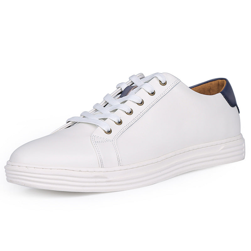 Men’s Spring & Summer Colorblock Leather Sports Shoes