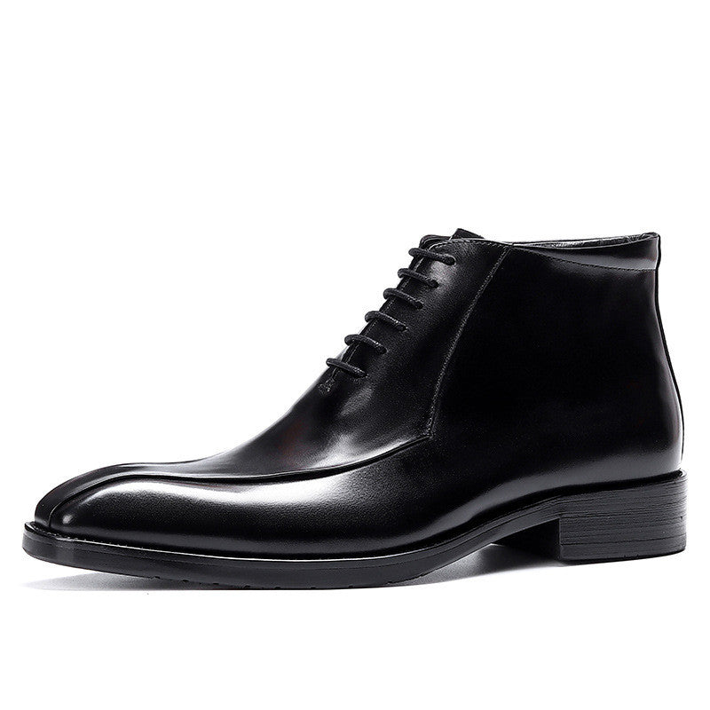 Men’s Genuine Leather Pointed Toe Business Shoes