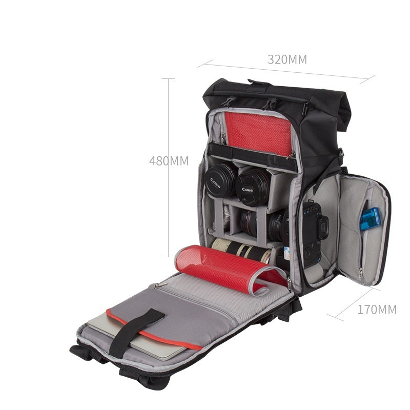 Outdoor Waterproof Hiking Backpack Nylon, 48x32x17cm