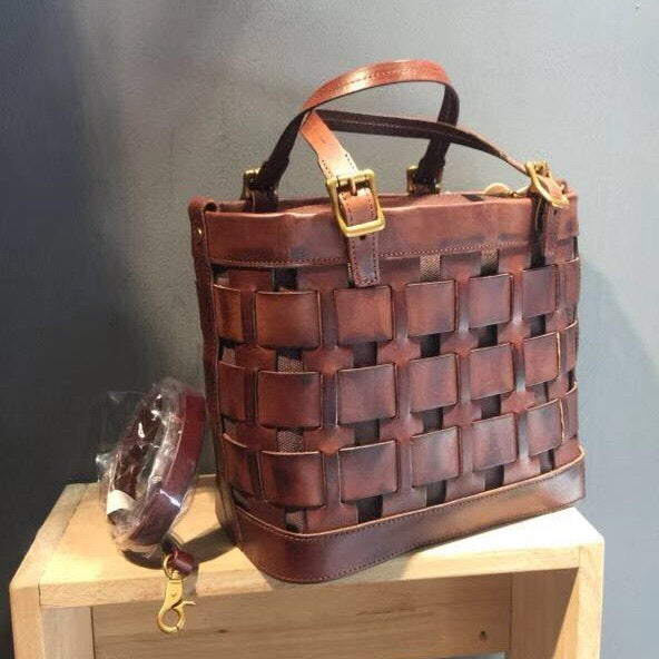 Cowhide handbag women's shoulder messenger bag
