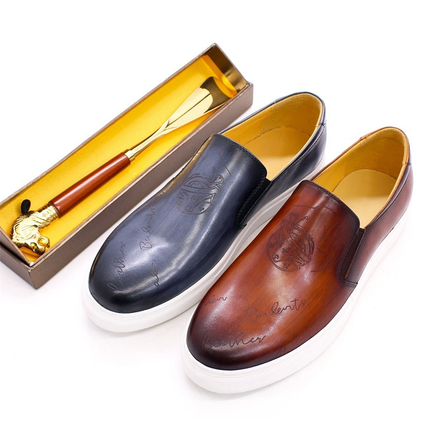 Men’s Leather Fashionable Comfortable Casual Loafers