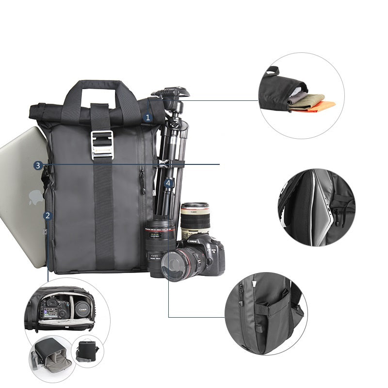 Outdoor Waterproof Hiking Backpack Nylon, 48x32x17cm