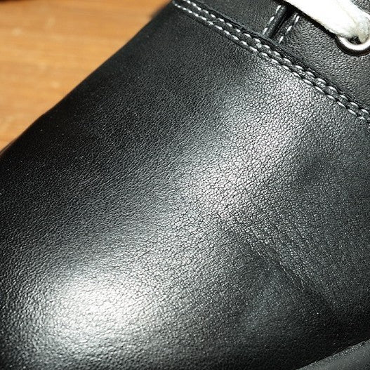 Korean Men’s Leather Muffin Shoes, Thick Mid Heel