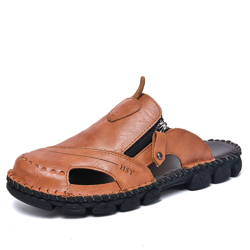 Summer Outdoor Men's Half Slippers Casual Lazybones' Shoes Fashion