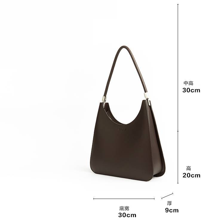 Trendy Female Cowhide Leather Shoulder Bag, Soft