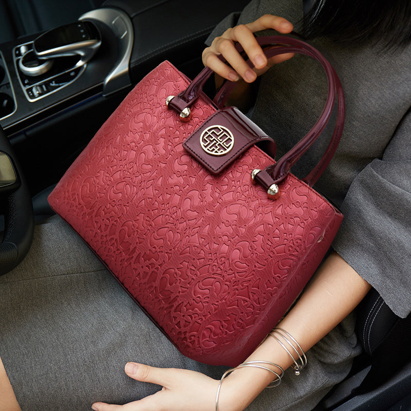 Stylish PU Leather Women’s Satchel - Gift Box Included