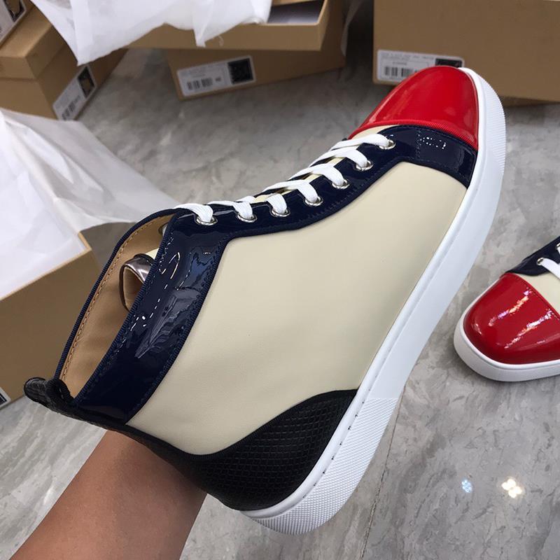 Men’s High Top Crocodile Pattern Casual Board Shoes