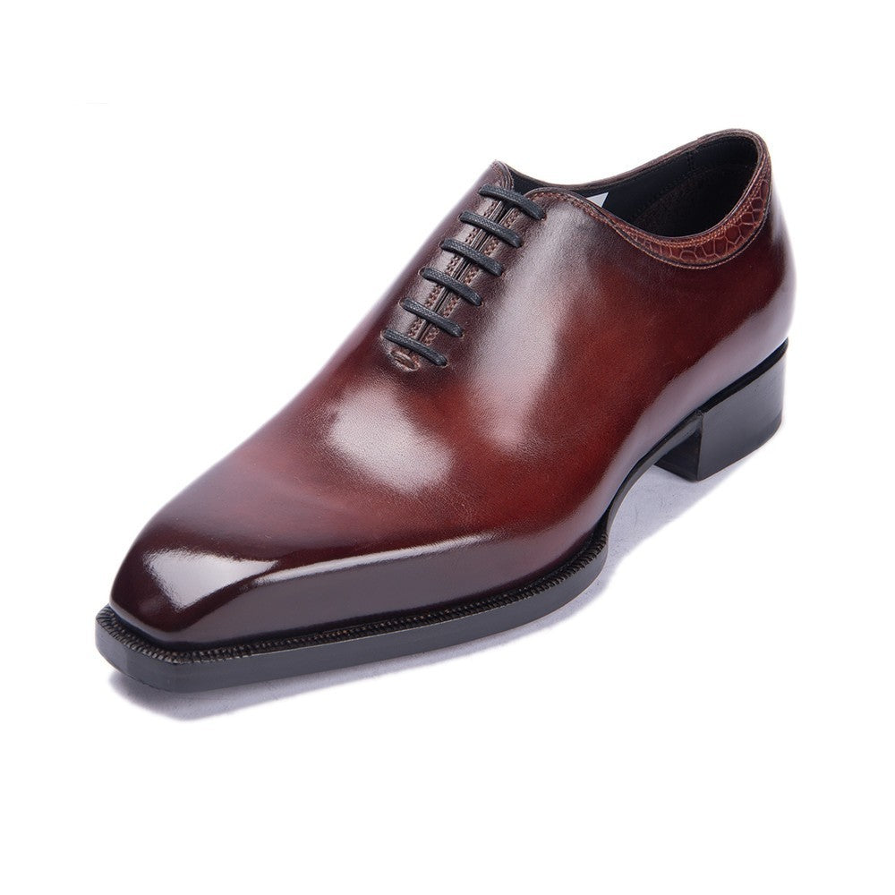 Men’s Leather Oxford Dress Shoes Lace-Up