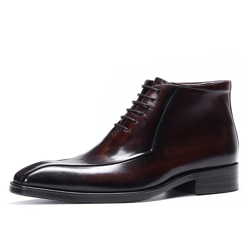 Men’s Genuine Leather Pointed Toe Business Shoes