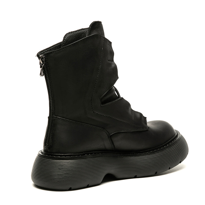Men's Casual Thick Sole Height Increase Short Boots