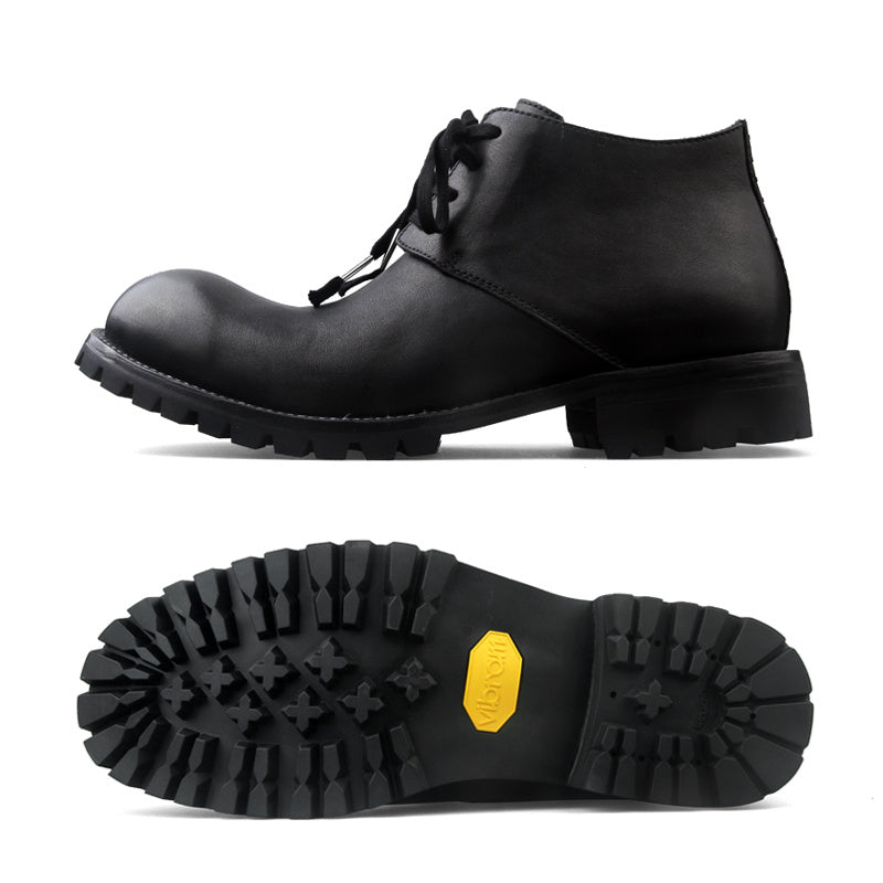 Men's Handmade Genuine Leather Retro Work Boots