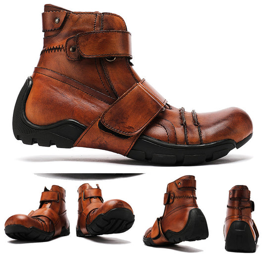 Men's Western Cowboy Martin Boots | Handmade Cowhide