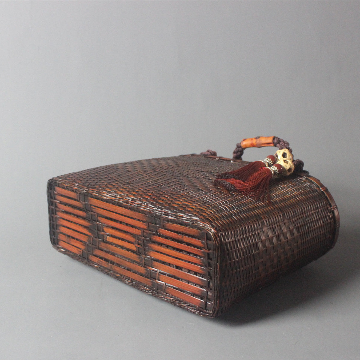 Handmade Bamboo Braided Women's Handbag Vintage