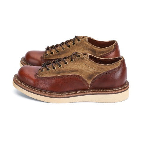 Retro Casual Low-top Leather Shoes, Breathable Flat Heel
