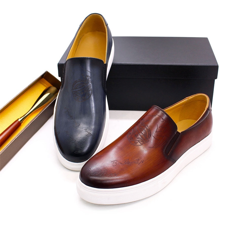 Men’s Leather Fashionable Comfortable Casual Loafers