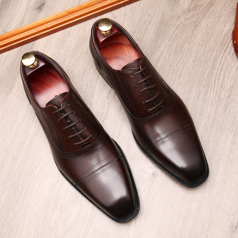 Men’s Formal Leather Shoes, Black & Brown, Various Sizes