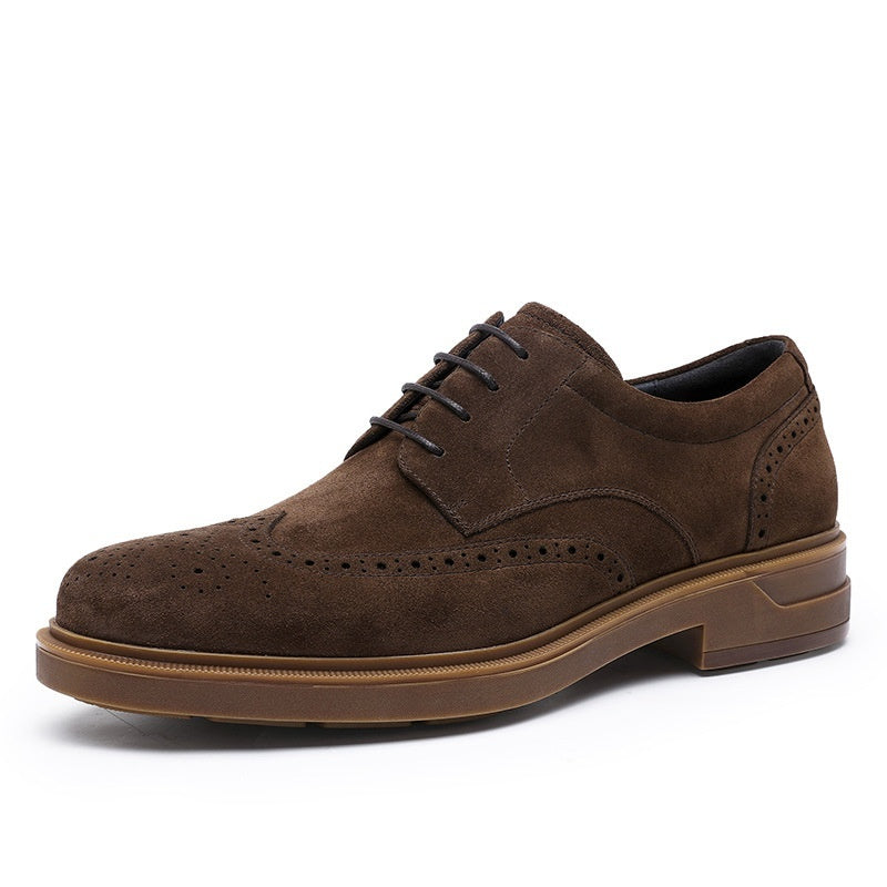 Men's Vintage Suede Leather Breathable Formal Shoes