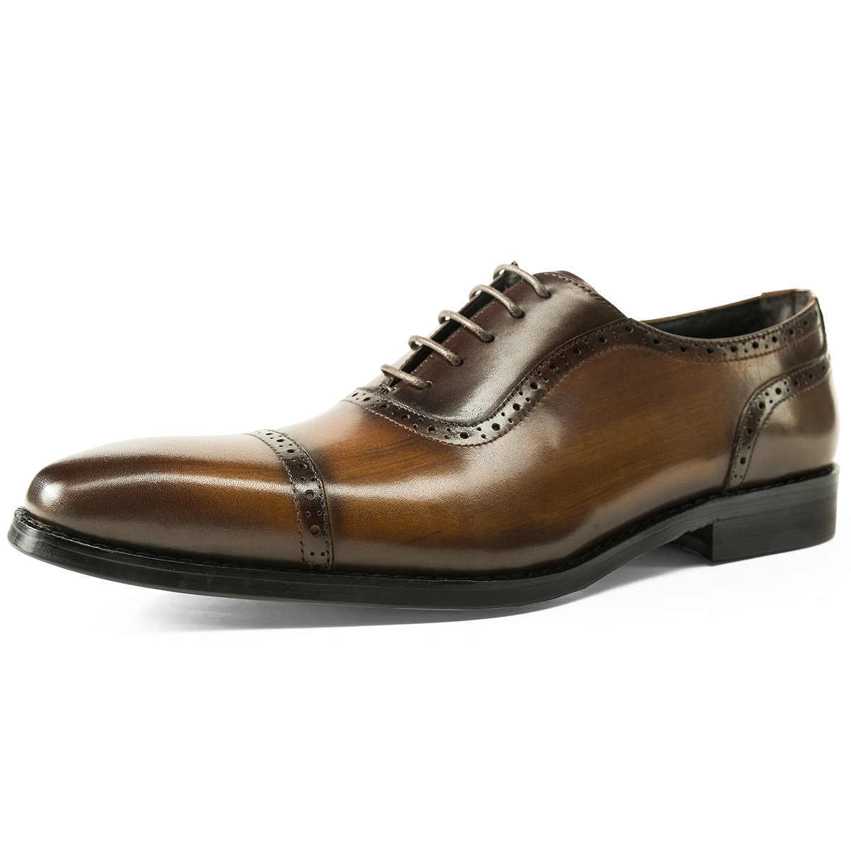 British Style Men’s Business Leather Oxford Shoes