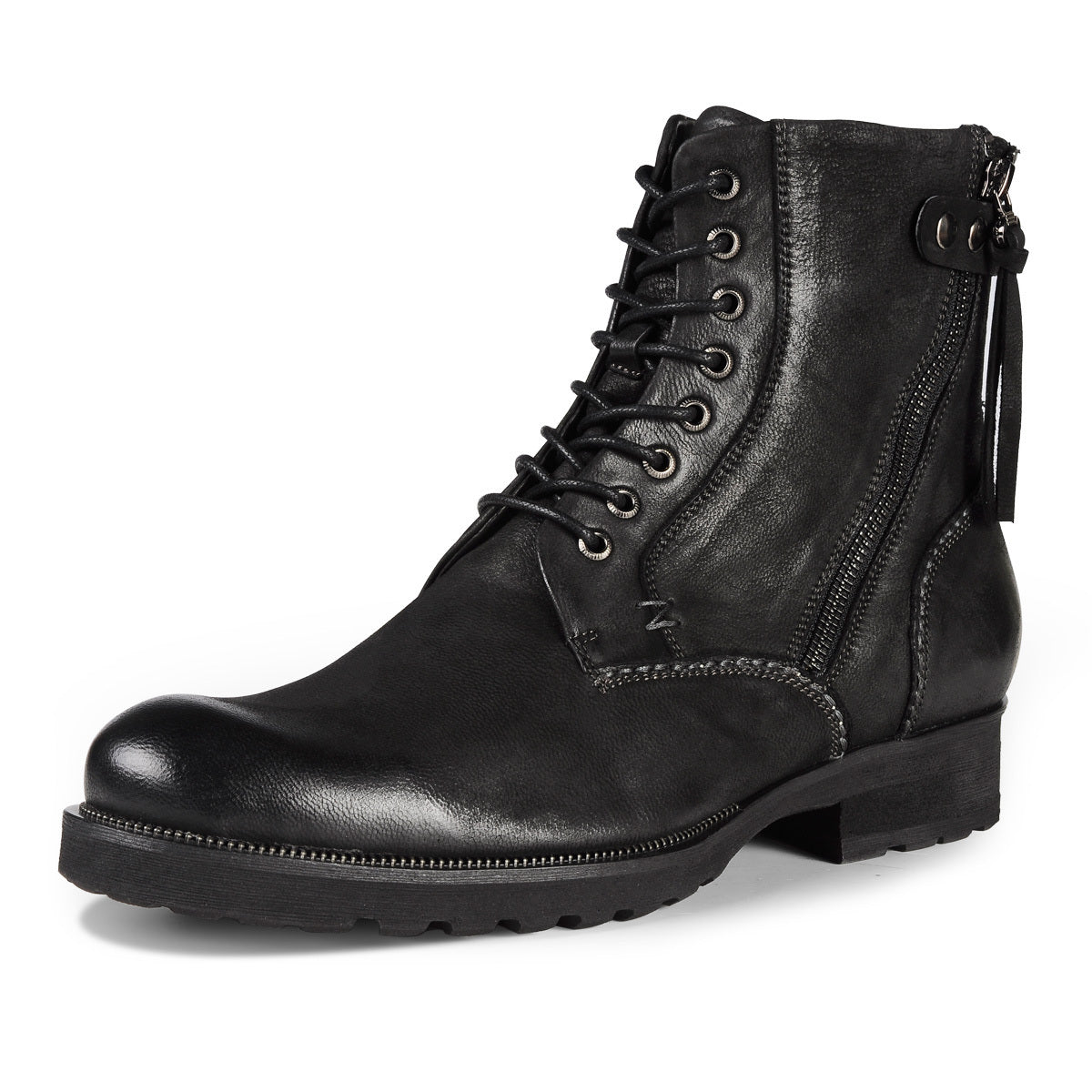 Mogadishu British Retro Leather Martin Boots Men