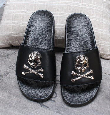 Leather slipper