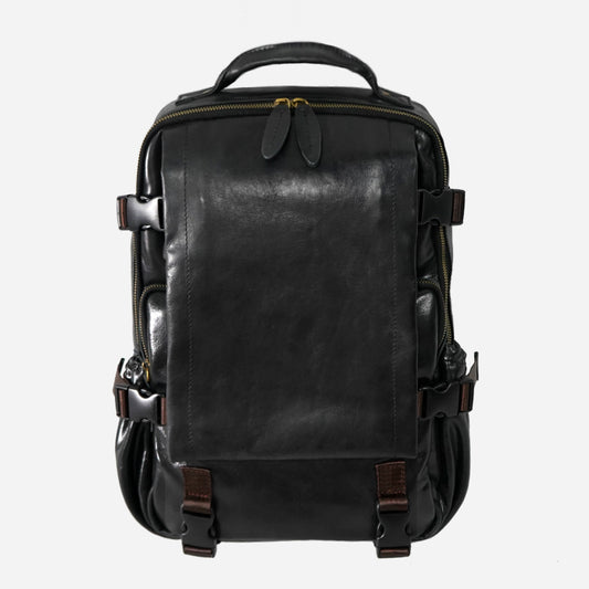 Men’s Handmade Leather Business Backpack, 43x31x15cm