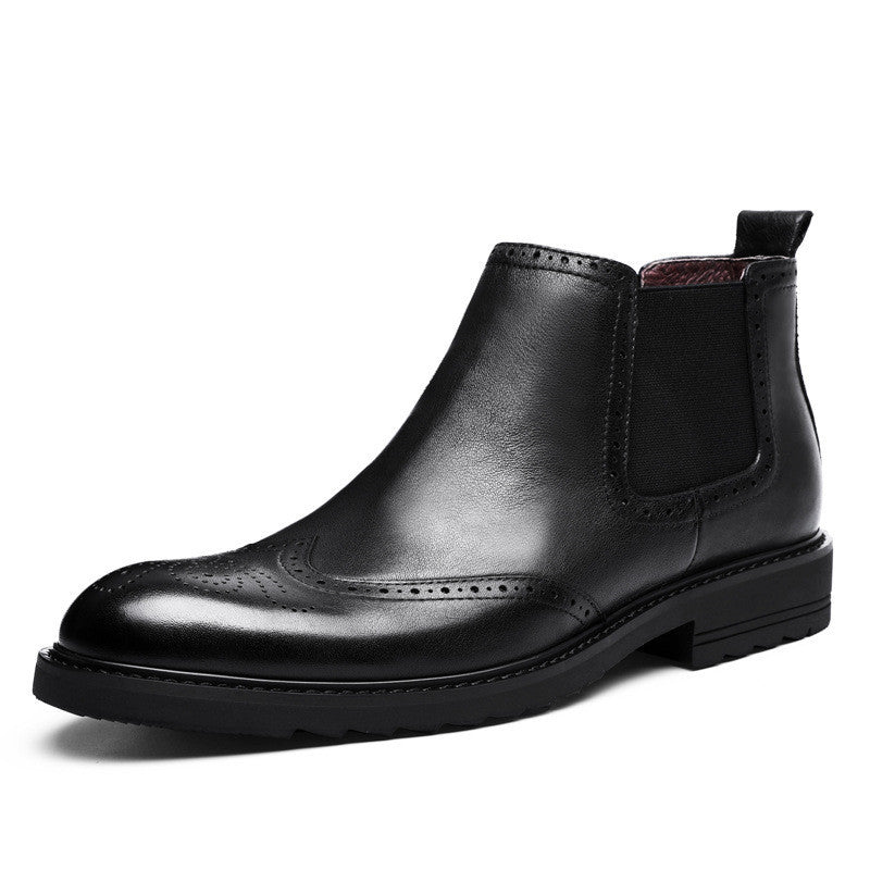 Autumn Winter British Martin Leather Boots