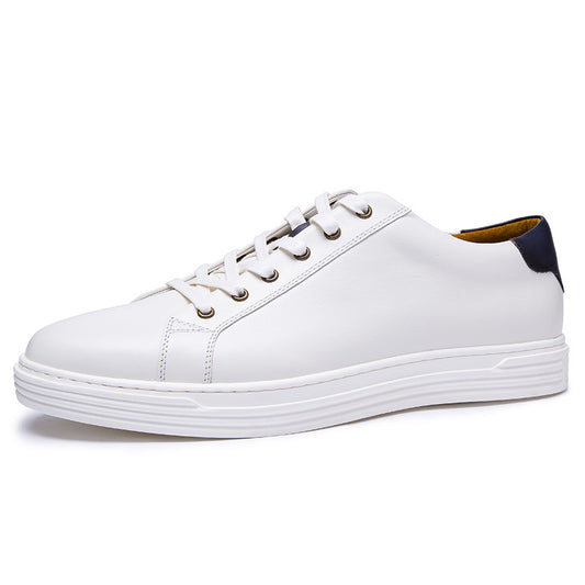 Men’s Spring & Summer Colorblock Leather Sports Shoes