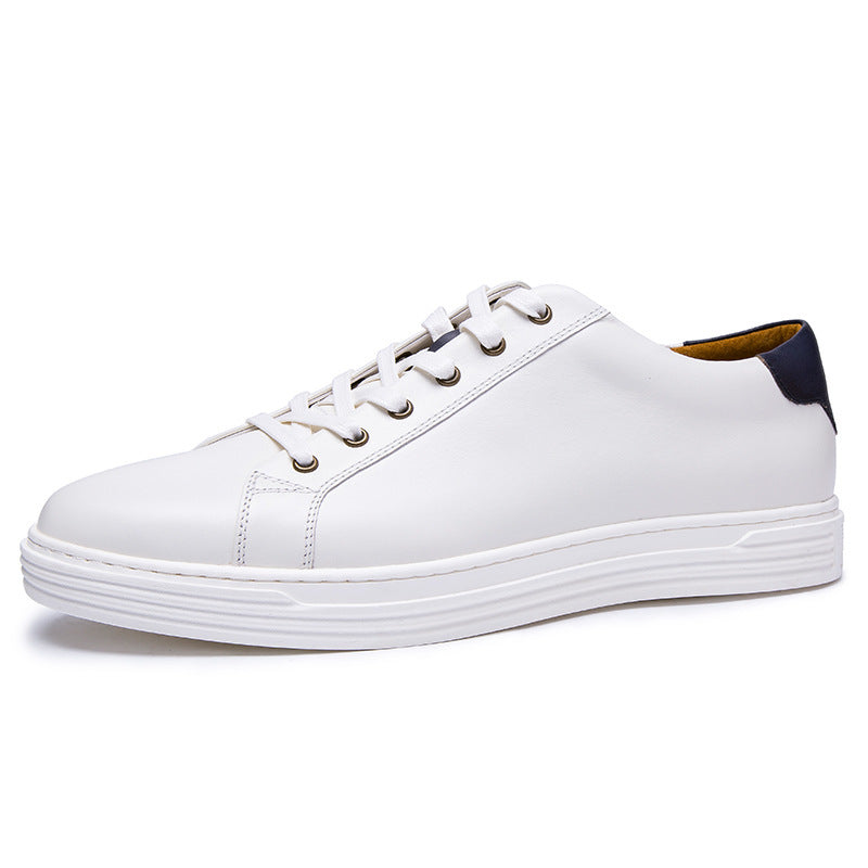 Men’s Spring & Summer Colorblock Leather Sports Shoes