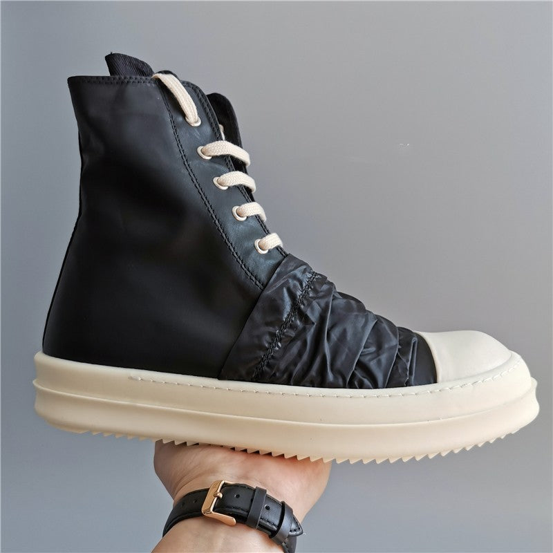 High Top Canvas Shoes with Thick TPU Sole Unisex