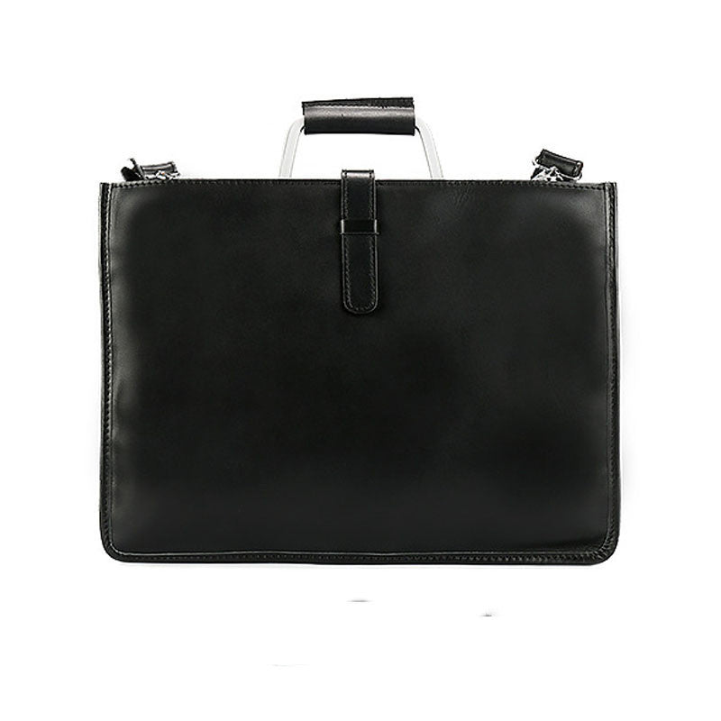 Simple Briefcase British Women's Handmade Retro