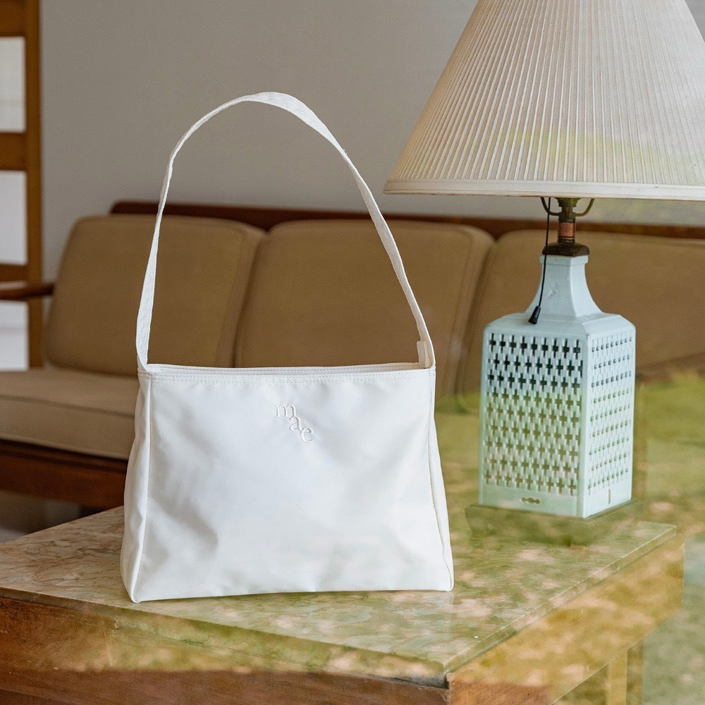 Women's Minimalist Solid Color Canvas Tote Bag