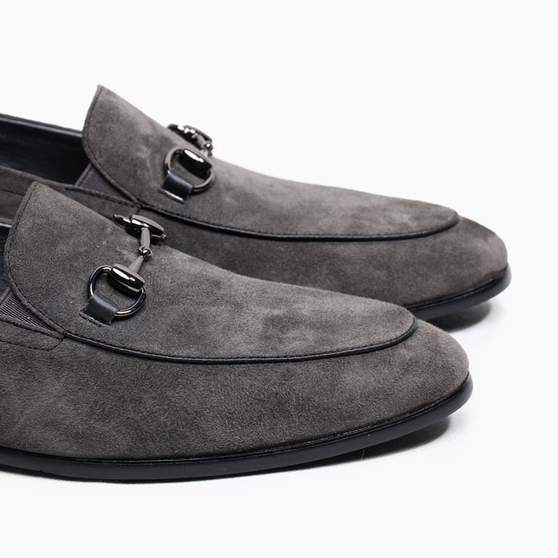 Men's Suede Horsebit Slip-On Breathable Loafers