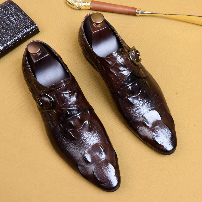 Men’s Business Suit Leather Shoes, Pointed Toe