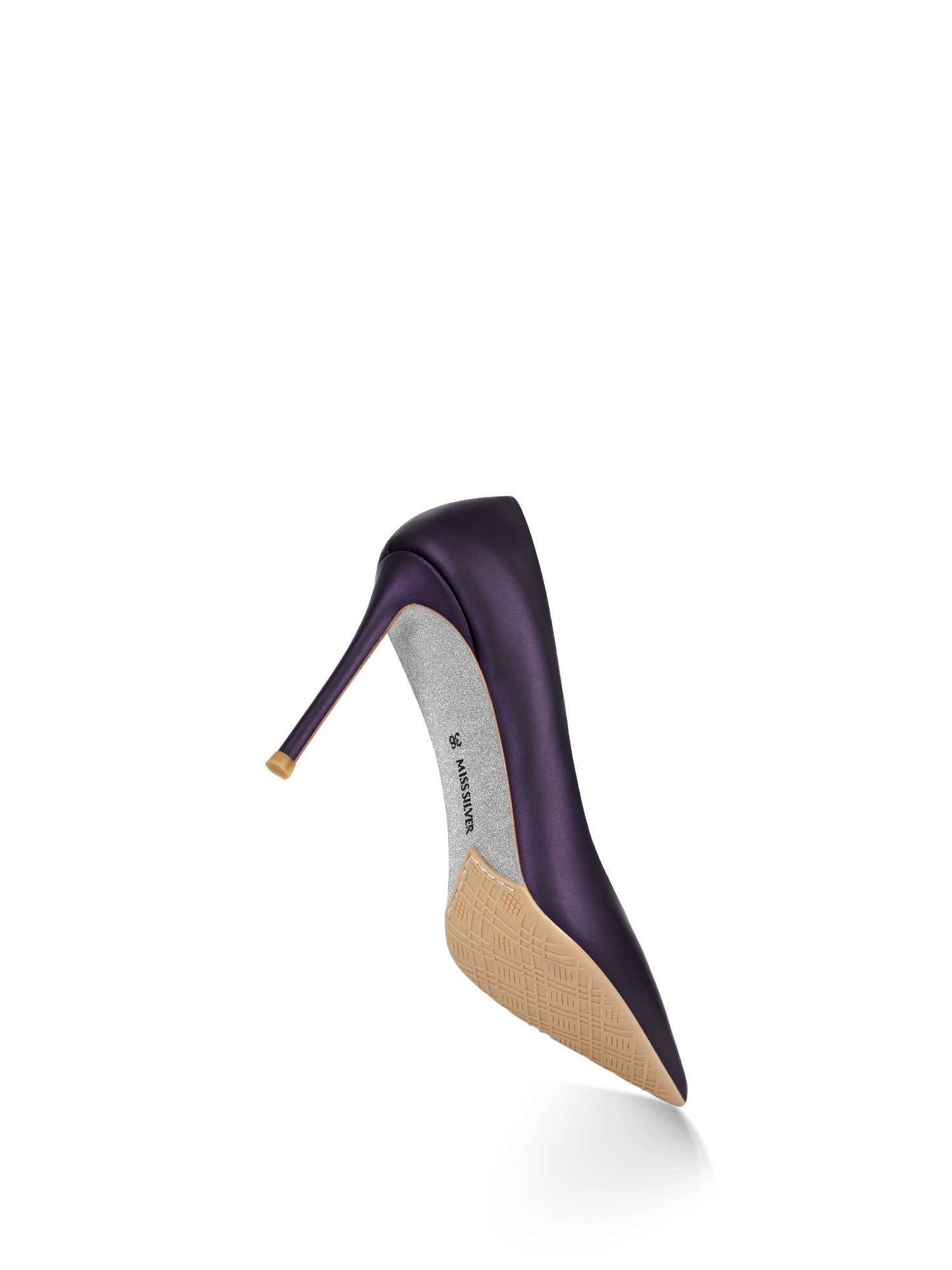 Pointed Leather Stiletto Pumps - Multiple Heel Heights