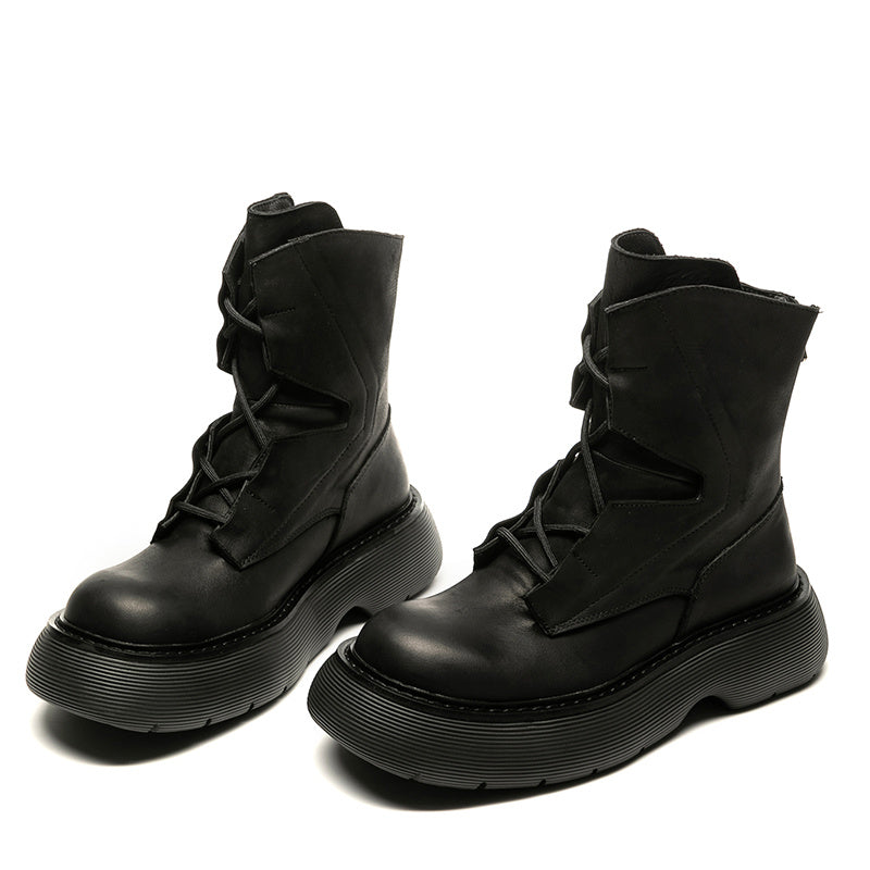 Men's Casual Thick Sole Height Increase Short Boots