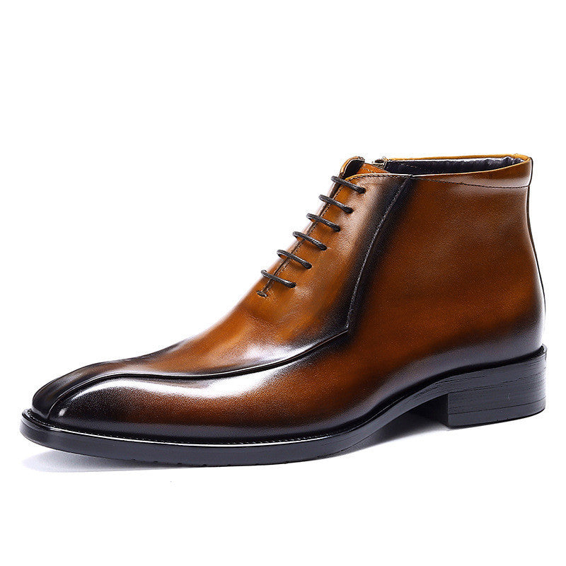 Men’s Genuine Leather Pointed Toe Business Shoes