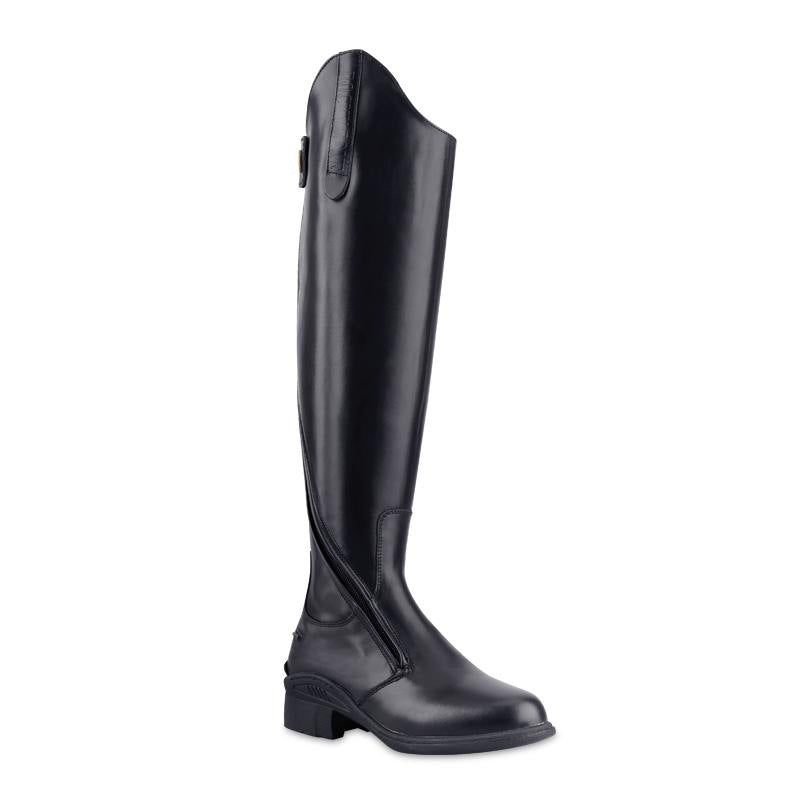 Cross-border Cowhide Equestrian Riding Boots, Black