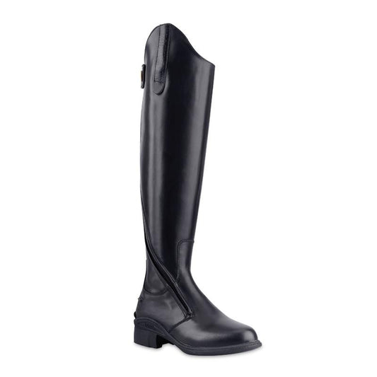 Cross-border Cowhide Equestrian Riding Boots, Black