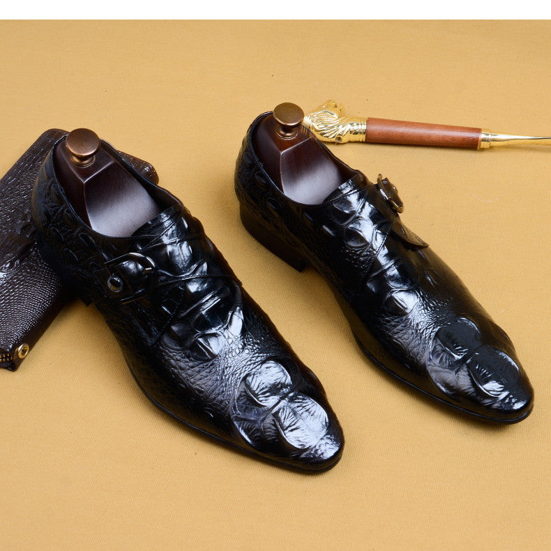 Men’s Business Suit Leather Shoes, Pointed Toe