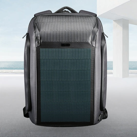 Flexible Solar Backpack 15.6" Laptop, USB Charge