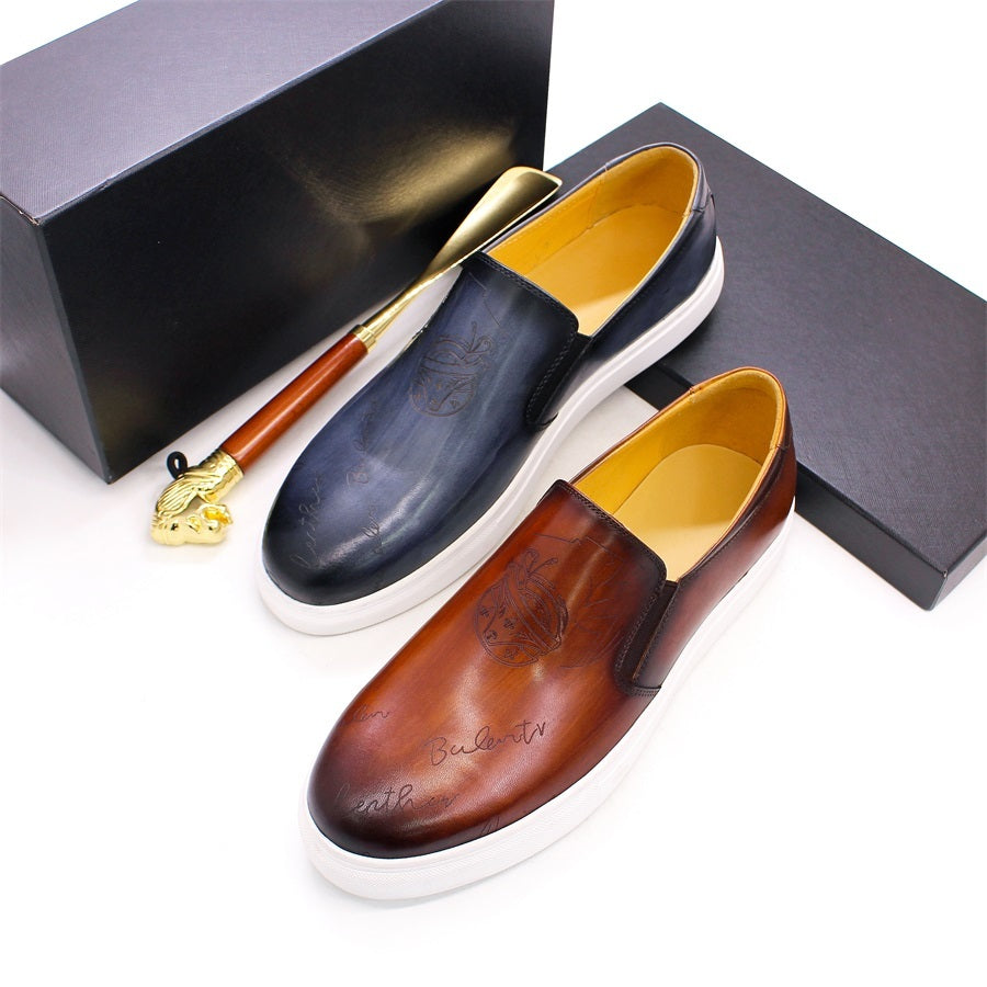 Men’s Leather Fashionable Comfortable Casual Loafers