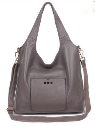 Denise Genuine Leather Rivet Street Trend Bag