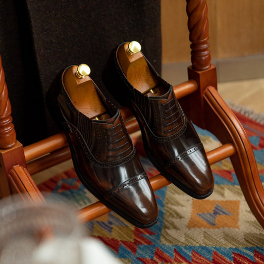 Men’s Cowhide Formal Commuting Leather Dress Shoes