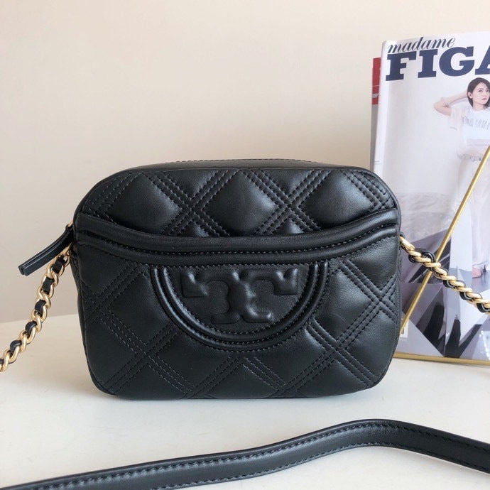 Fresh Literary Sheepskin Diamond Square Shoulder Bag