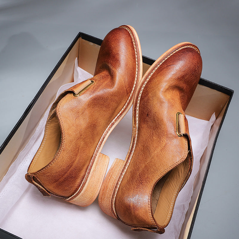 Women’s Lightweight Leather Casual Flat Shoes