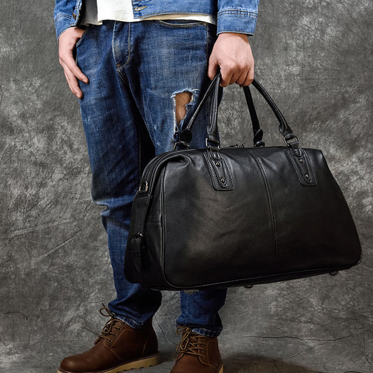 Handbag Top Layer Cowhide Shoulder Large Capacity