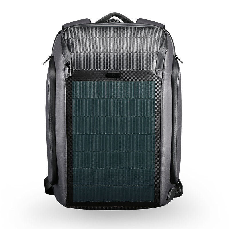 Flexible Solar Backpack 15.6" Laptop, USB Charge