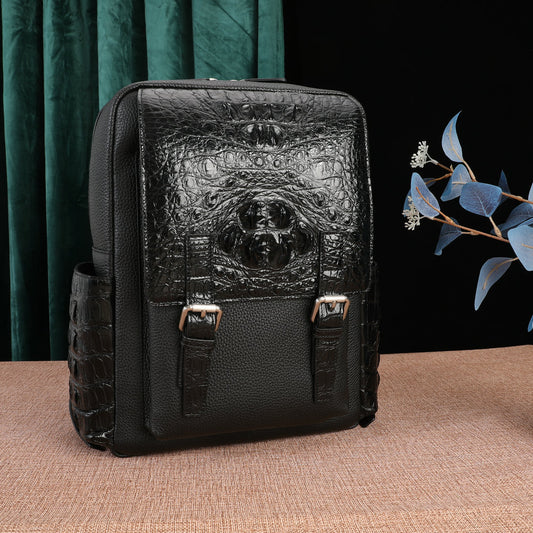 Men’s Crocodile Leather Business Bag, 26x36x13cm