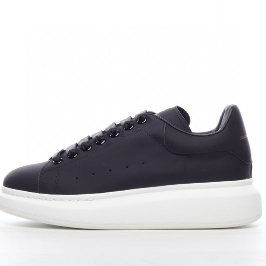 Multicolor Gradient Leather Sneakers Thick Sole